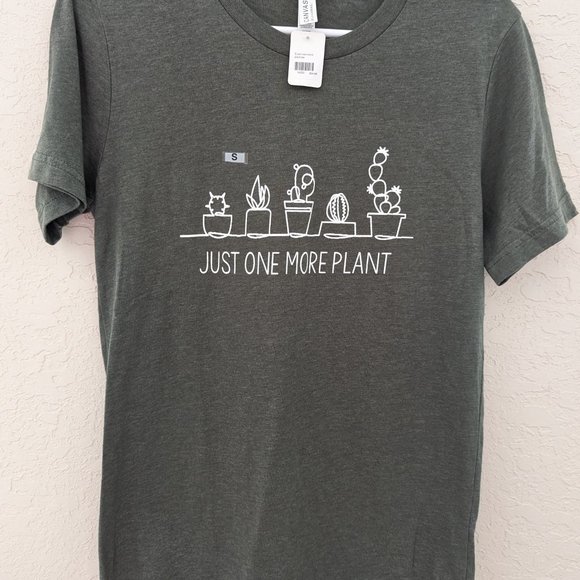 Just One More Plant T Shirt Size S NWT - Picture 2 of 6